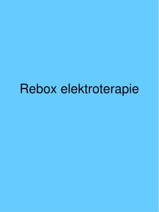 Rebox elektroterapie