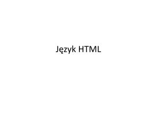 Język HTML