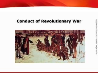 Conduct of Revolutionary War