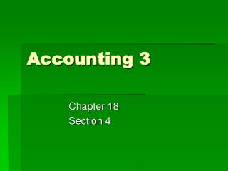 Accounting 3