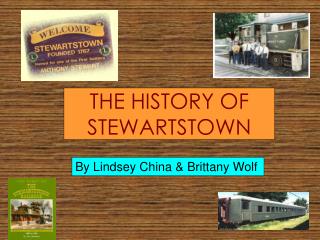 THE HISTORY OF STEWARTSTOWN