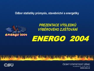 Odbor statistiky průmyslu, stavebnictví a energetiky