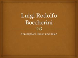 Luigi Rodolfo Boccherini