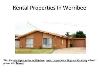 Rental properties in Hoppers Crossing
