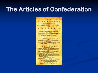 The Articles of Confederation