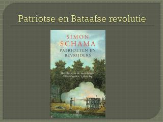 Patriotse en Bataafse revolutie