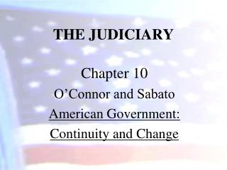 THE JUDICIARY