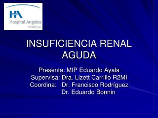 INSUFICIENCIA RENAL AGUDA