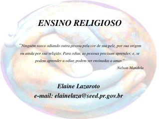 ENSINO RELIGIOSO