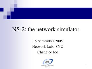 NS-2: the network simulator