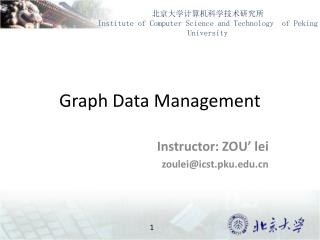 Graph Data Management