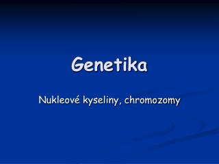 Genetika