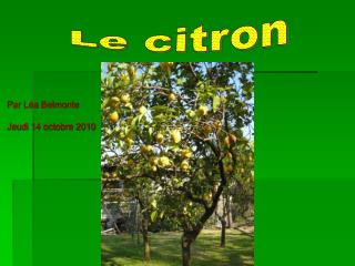 Le citron