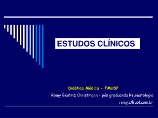 ESTUDOS CLÍNICOS