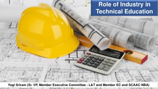 Role of Industry in Technical Education