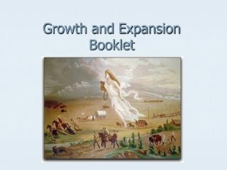 Growth and Expansion Booklet