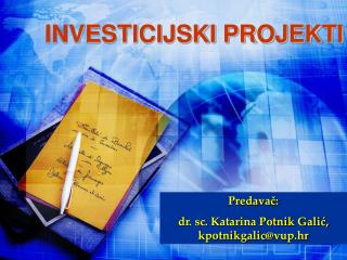 INVESTICIJSKI PROJEKTI