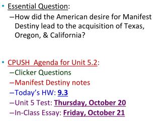 Essential Question :
