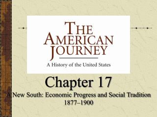 Chapter 17 A New South: Economic Progress and Social Tradition 1877–1900