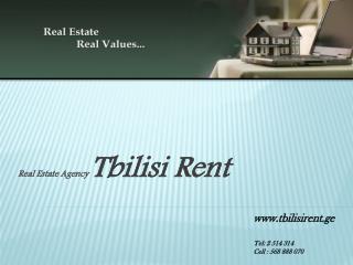 Real Estate Agency Tbilisi Rent