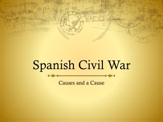 Spanish Civil War