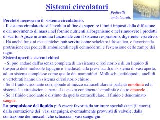 Sistemi circolatori