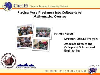Placing More Freshmen into College-level Mathematics Courses