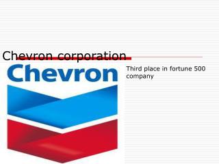 Chevron corporation