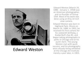 Edward Weston