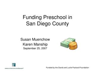 Funding Preschool in San Diego County
