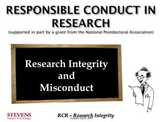 Research Integrity and Misconduct