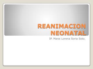 REANIMACION NEONATAL