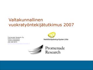 Valtakunnallinen vuokratyöntekijätutkimus 2007