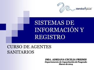 SISTEMAS DE INFORMACIÓN Y REGISTRO