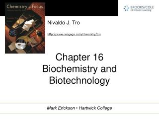 Chapter 16 Biochemistry and Biotechnology