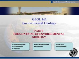 GEOL 446 Environmental Geology