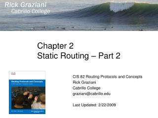 Chapter 2 Static Routing – Part 2