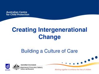 Creating Intergenerational Change