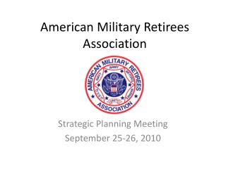 American Military Retirees Association