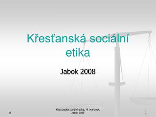 Křesťanská sociální etika