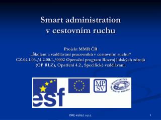 Smart administration v cestovním ruchu