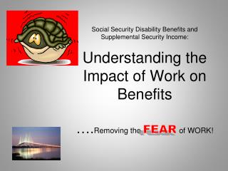 Why do people going to work while receiving SSDI/SSI benefits?