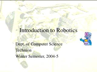 Introduction to Robotics