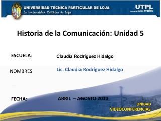 ESCUELA :