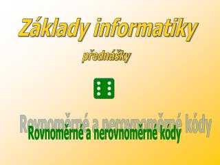 Základy informatiky