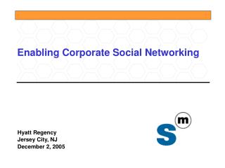 Enabling Corporate Social Networking