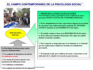 PSICOLOGÍA SOCIAL