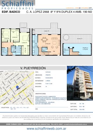 JOSE CUBAS 3291 CIUDAD AUT.DE BS.AS.ARGENTINA TEL:4574-4967 e-mail: info@schiaffiniweb.ar