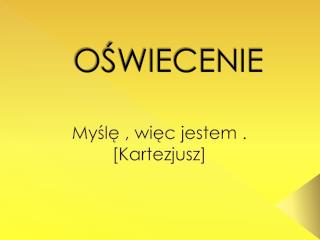 OŚWIECENIE