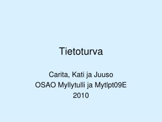Tietoturva